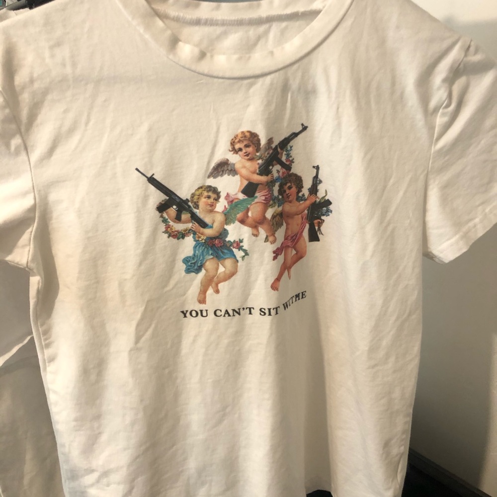 Fitted “You can’t sit with me” T shirt